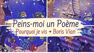 Poème audio illustré. Pourquoi que je vis ? Vian Boris.