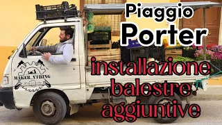 Installazione balestre ( Piaggio Porter)