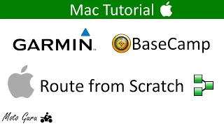 Garmin BaseCamp How to Create a Route from Scratch for Mac