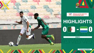 Algeria 🆚 Sierra Leone Highlights - #TotalEnergiesAFCON2021 - Group E