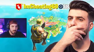 Reacting to HACKERS in Fortnite...