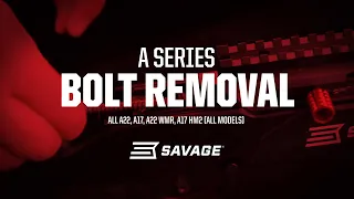 Bolt Removal: Savage A Series