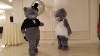 Ростовые мишки Тедди на свадьбе