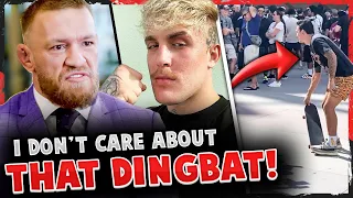 Conor McGregor SLAMS Jake Paul! FOOTAGE of Max Holloway showing up to UFC 264 conf on a skateboard!