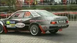 Mercedes W124 rally - 2008 Mecsek prológ