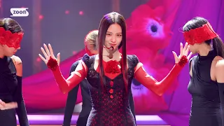 [4K 60fps] JISOO - ‘FLOWER(꽃)’ FaceCam @SBS Inkigayo 230409 (지수) - Enhanced