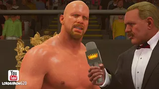 "Stone Cold" gives his iconic "Austin 3:16" speech: King of the Ring 1996