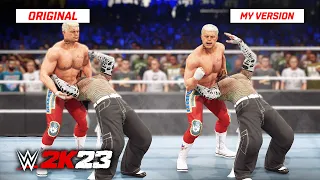 WWE 2K23: I Made “NEW” Moves! “Original vs My Version” Comparison!