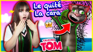 ❌ JAMÁS le QUITES LA CARA a TALKING TOM!! 😭😱 *Su verdadera cara es perturbadora*