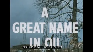 " A GREAT NAME IN OIL " 1950s SINCLAIR OIL CORP. GASOLINE & OIL PRODUCTS PROMO FILM     XD59924