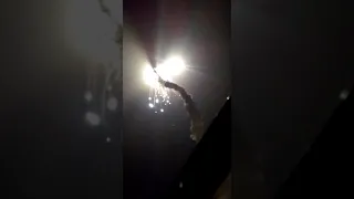 Падение ракеты на полигоне Капустин Яр