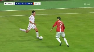 the day kaka destroyed cristiano ronaldo and manchester united