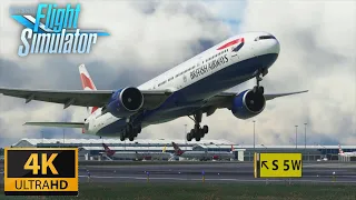 (4K) London Heathrow - Las Vegas British Airways 777-300er | Microsoft Flight Simulator 2020