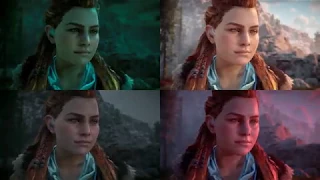 Horizon Zero Dawn: Dynamic Time-of-Day Cutscene Comparison