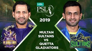 Match 22: Full Match Highlights Multan Sultans Vs Quetta Gladiators | HBL PSL 4 | HBL PSL 2019