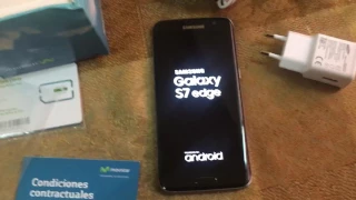 UnBoxing Galaxy S7 Edge movistar Julio 2017