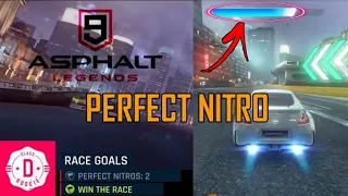 How to perfect nitro in Asphalt 9 Legends | Asphalt 9 Legends perfect nitro Race #perfectnitro