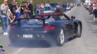 Launch Controls, Accelerations & Burnouts - Cars & Coffee Italy Brescia 2017!