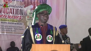 Governor Seyi Makinde's Speech at LAUTECH's 14th Combined Special Convocation Ceremonies 23/04/2022