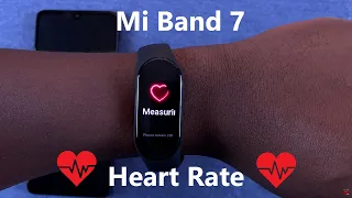 How To Measure Your Heart Rate On Xiaomi Smart Band 7 | Mi Band 7