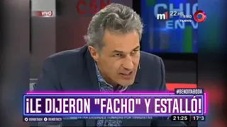 ¡Le dijeron facho y explotó!