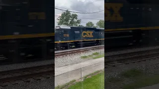 Csx’s brand new ET23DCM on a csx train