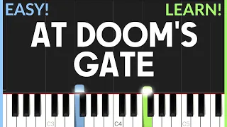 At Doom's Gate - From "Doom" | EASY Piano Tutorial