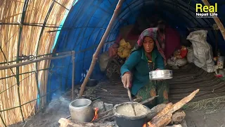 Himalayan Sheep Shepherd Life | Nepal🇳🇵| Shepherd Food Cooking | Shepherd Life | Real Nepali Life |
