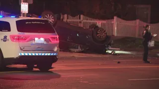 Crash involving 2 carjacked cars leaves 1 dead