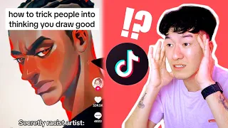 IM SO TIRED OF THESE TIKTOK ART TIPS.