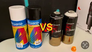 latas de ferretería VS latas  360 spray paint cuáles son mejores para pintar Graffiti?