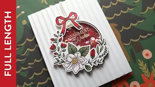 🔴 LIVE REPLAY - Holiday Card Series 2022 Day 1 - Ornament Shaker