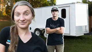 Converting a Trailer Into a Budget Camper (48 Hour Build Challenge)
