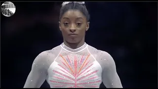 Simone Biles does it again with historic new moves and wins her first competition of 2021.