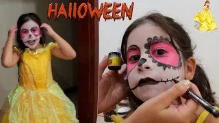 A BELA QUE VIROU FERA... 😱  Maquiagem de Halloween 🎃