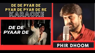 De De Pyar De { Sharabi Movie } HD Karaoke With Scrolling Lyics