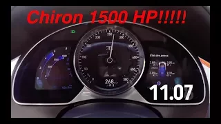 Bugatti Chiron 1500 HP Vs Nissan GTR 2000 HP 0-250 KM/H