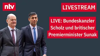 LIVE: Bundeskanzler Scholz und britischer Premierminister Sunak