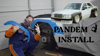 Mercedes 190E Pandem install 4K