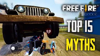 Top 15 Mythbusters in FREEFIRE Battleground | FREEFIRE Myths #227