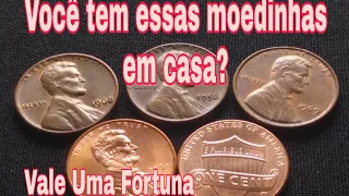 Moedas de One Cent que Vale uma Fortuna Você pode ter Ela em casa.