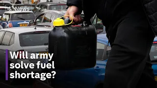 Army called on to deliver fuel supplies as shortage continues across the UK