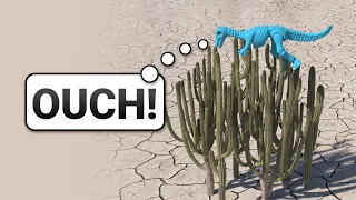 Watch This Virtual Dinosaur Fall Into A Cactus! 🦖🌵