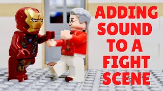 How to Add Sound to a Fight Scene | Brickology Stop Motion Tutorial