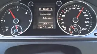 Vw Passat 1.6 tdi Consumption 100 120 140 160 km/h