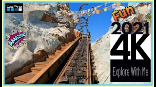 Expedition Everest Ride-2021( POV FRONT ROW) Animal Kingdom [4k] 60fps GoPro HERO9 Orlando FL