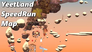 YeetLand Map Showcase - New Speedrun Level - MODDED Getting Over It With Bennett Foddy