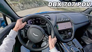 2024 Aston Martin DBX 707 - 697hp Twin Turbo V8 Super SUV (POV Binaural Audio)