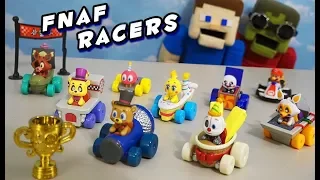 Five Nights at Freddy's Funko Racers Fnaf RACE CARS! Complete set Unboxing