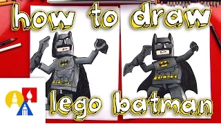 How To Draw Lego Batman